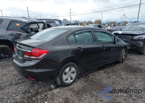 2013 Honda Civic Lx z USA, uszkodzony, nr VIN 2HGFB2F59DH588308